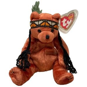 Ty 2004 Original Beanie Babies 'Little Feather' The Bear with Tags